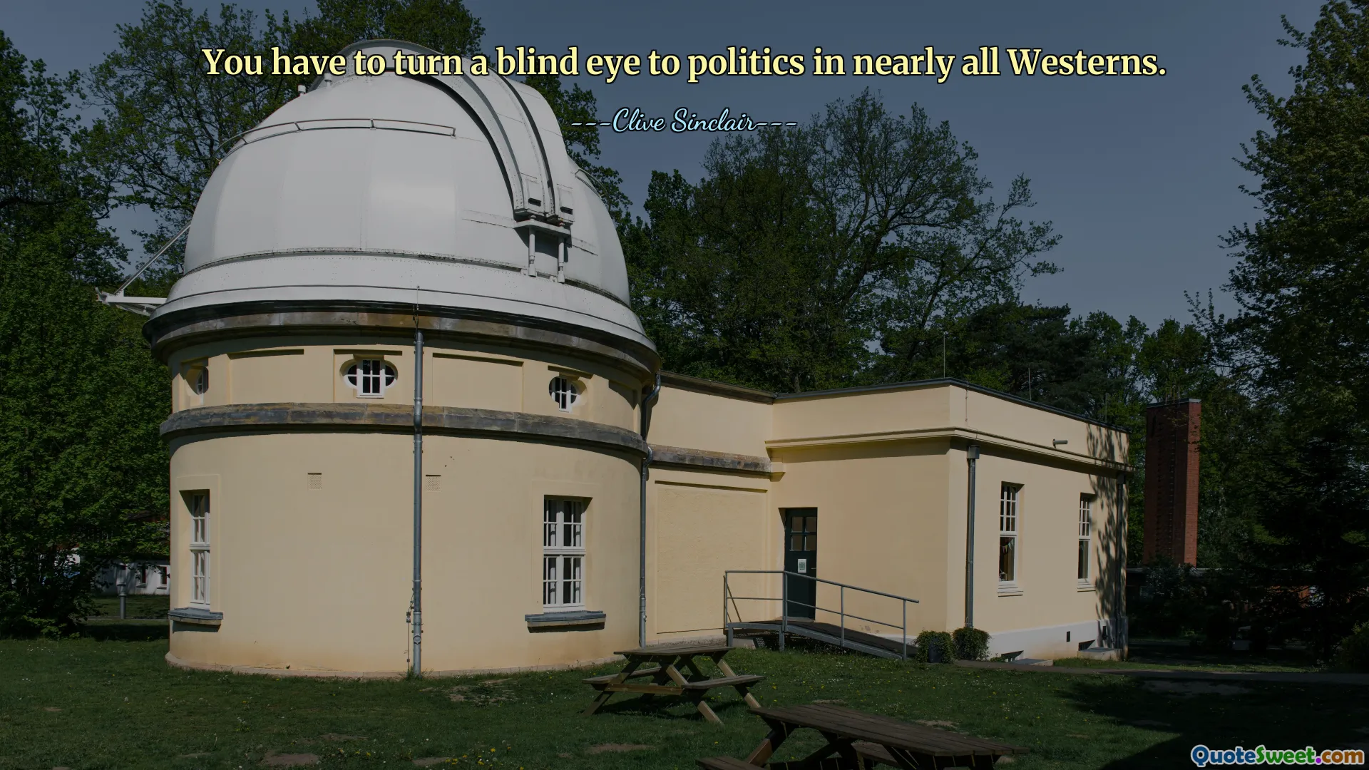 You have to turn a blind eye to politics in nearly all Westerns.