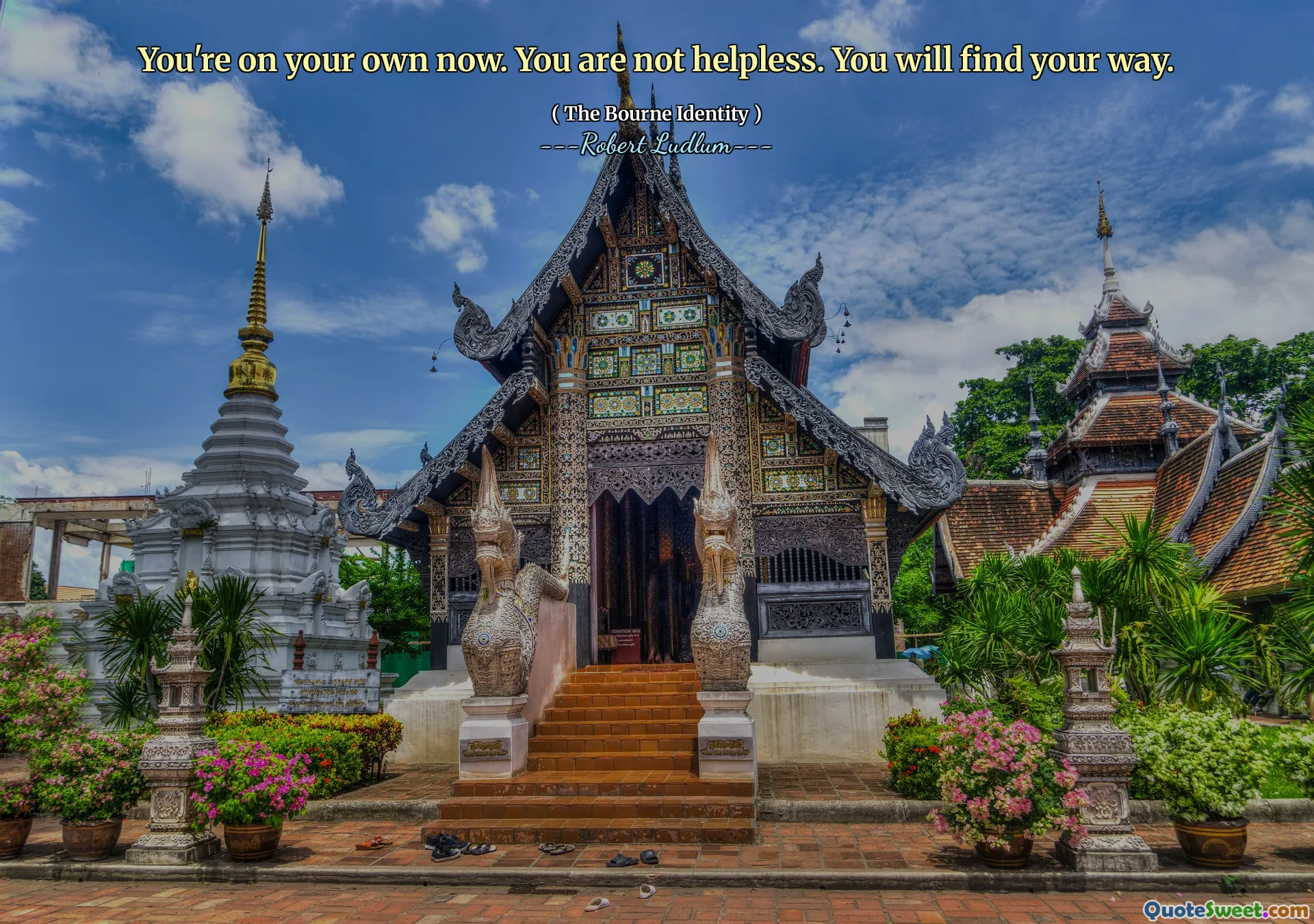 Du är ensam nu. Du är inte hjälplös. Du hittar din väg.