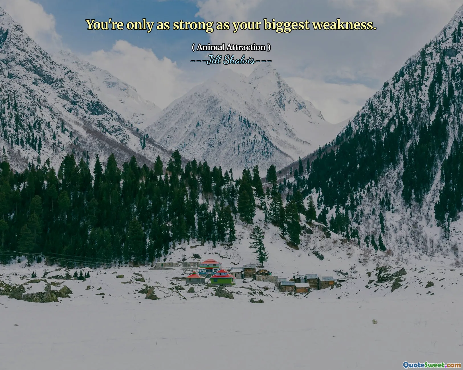 You're only as strong as your biggest weakness.