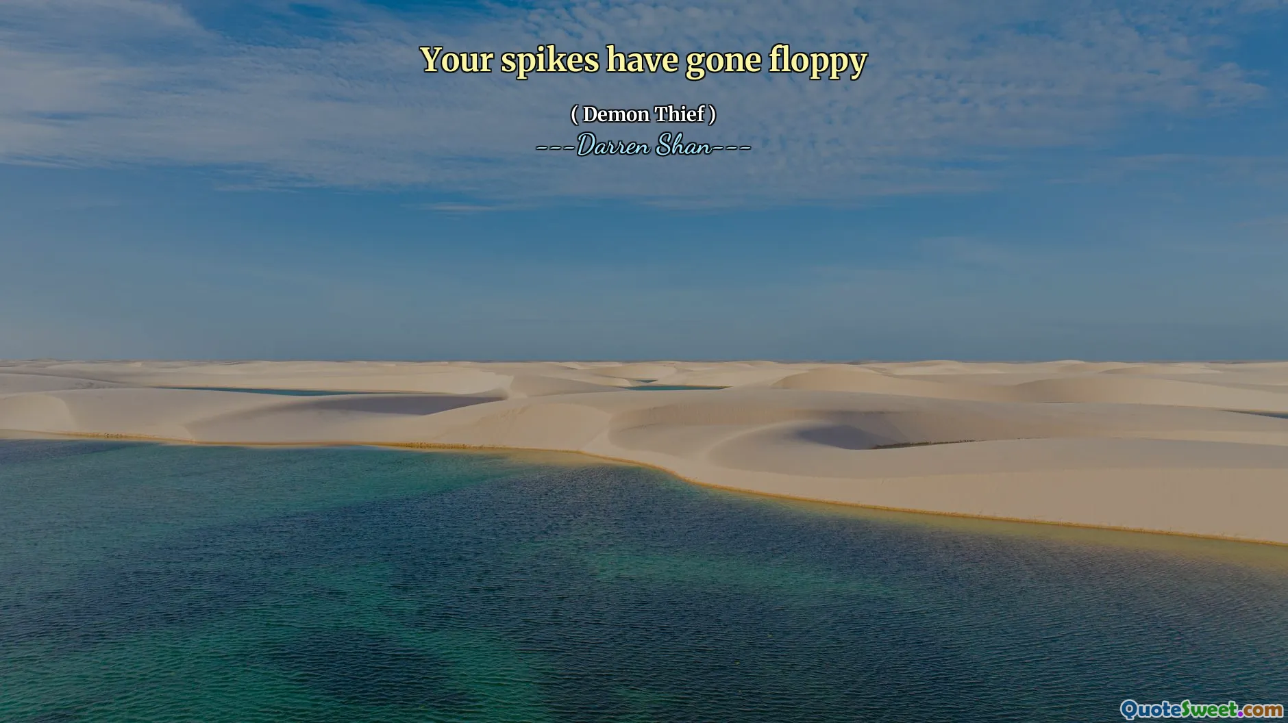 Your spikes have gone floppy