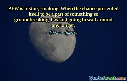 AEW творит историю. Когда представился шанс стать частью чего-то столь революционного, я не собирался больше ждать.