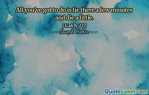 Все, что вам нужно сделать, это лежать там несколько минут и немного умереть.