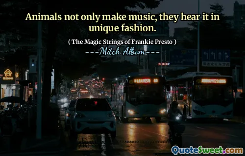 动物不仅制作音乐，而且以独特的方式听到音乐。