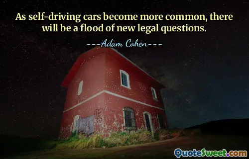 As self-driving cars become more common, there will be a flood of new legal questions.
