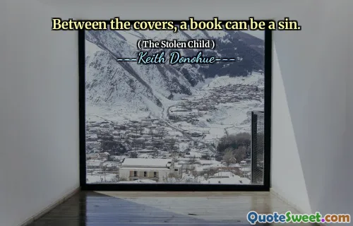 Between the covers, a book can be a sin.