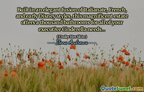 Built in an elegant fusion of Italianate, French, and early Disney styles, this magnificent estate offers a thousand bathrooms for all of your executive Cinderella needs...