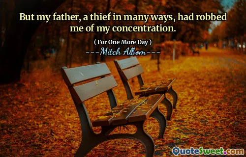 但是我的父亲，在许多方面都是小偷，使我的注意力抢走了。