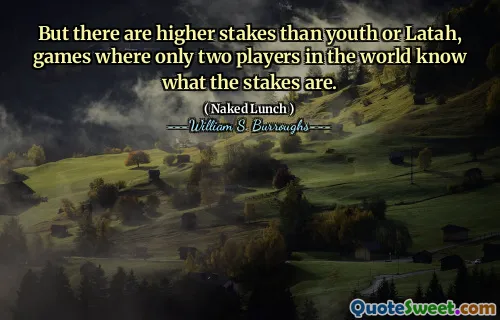 但是，比青年或拉塔的赌注更高，世界上只有两名球员知道赌注是什么。