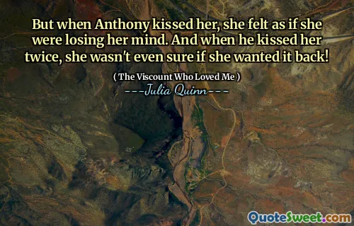 But when Anthony kissed her, she felt as if she were losing her mind. And when he kissed her twice, she wasn't even sure if she wanted it back!