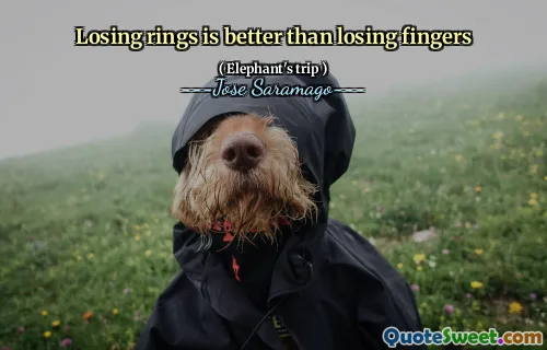 Losing rings is better than losing fingers