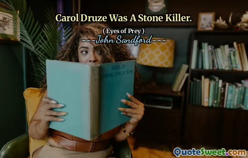 卡罗尔·德鲁兹是一个石头杀手。