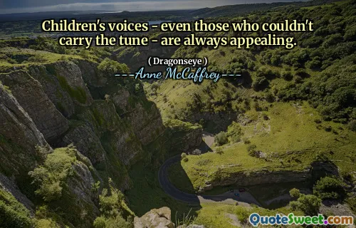 Children's voices - even those who couldn't carry the tune - are always appealing.