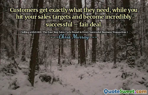 Customers get exactly what they need, while you hit your sales targets and become incredibly successful – fair deal.
