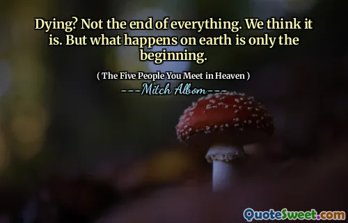 Sterven? Niet het einde van alles. We denken dat het is. Maar wat er op aarde gebeurt, is nog maar het begin.