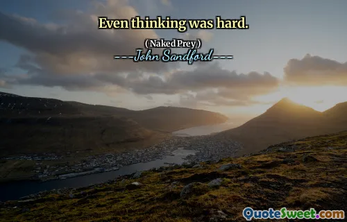 连思考都困难。