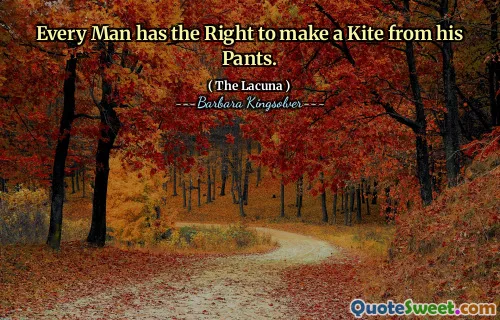 Every Man has the Right to make a Kite from his Pants.