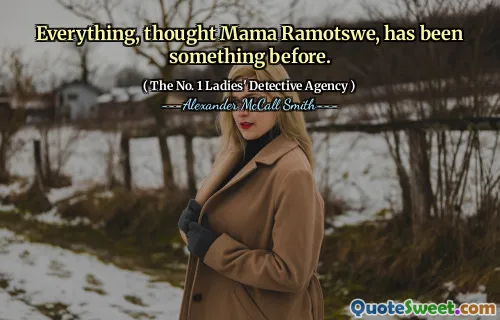 妈妈拉莫特斯夫人认为，一切