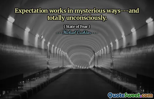 Očekávání funguje záhadným způsobem --- a zcela nevědomě.