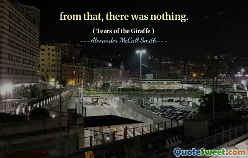 from that, there was nothing.