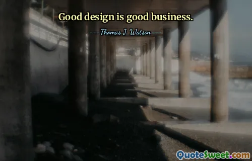 Good design is good business.