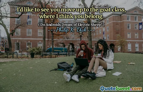 मैं आपको बकरी की कक्षा में ले जाना चाहता हूं, जहां मुझे लगता है कि आप हैं।