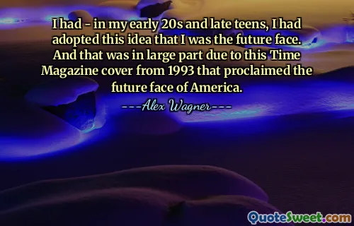 I had - in my early 20s and late teens, I had adopted this idea that I was the future face. And that was in large part due to this Time Magazine cover from 1993 that proclaimed the future face of America.