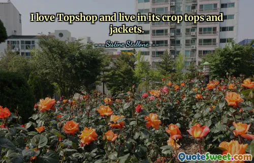 I love Topshop and live in its crop tops and jackets.