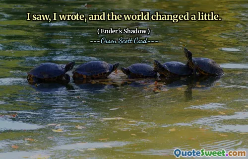 Am văzut, am scris și s-a schimbat puțin lumea.