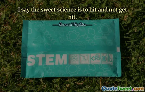 Io dico che la dolce scienza è colpire e non essere colpiti.