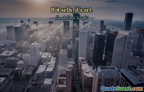 If it sells, it's art.