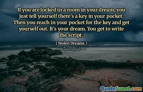If you are locked in a room in your dream, you just tell yourself there's a key in your pocket. Then you reach in your pocket for the key and get yourself out. It's your dream. You get to write the script.