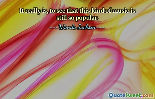 यह वास्तव में देखने लायक है कि इस प्रकार का संगीत अभी भी इतना लोकप्रिय है।