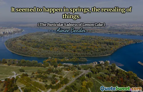 Părea să se întâmple în Springs, dezvăluirea lucrurilor.