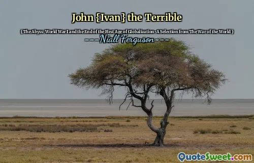 John {Ivan} the Terrible