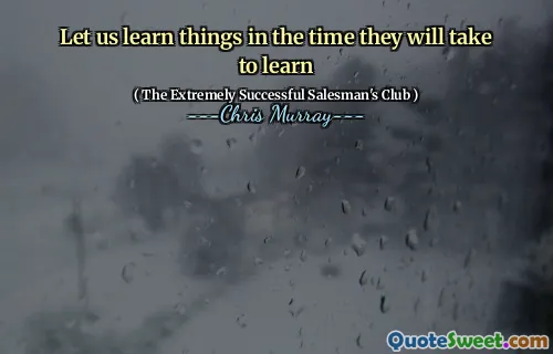 Impariamo le cose nel tempo che impiegheranno per imparare