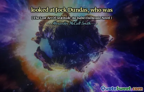 نظرت إلى جوك دنداس ، الذي كان