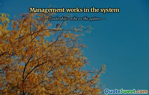 Management works in the system
