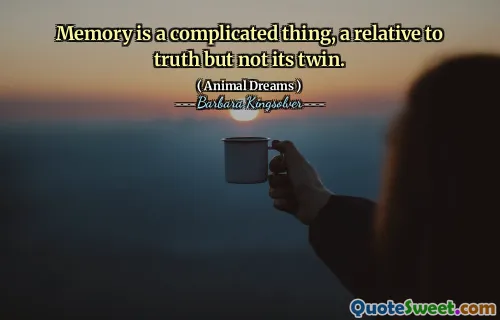 Paměť je komplikovaná věc, vzhledem k pravdě, ale ne její dvojče.