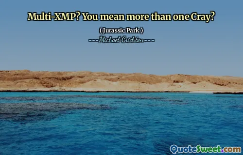 Multi-XMP? You mean more than one Cray?