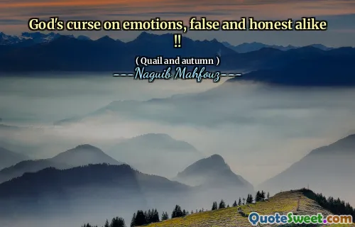 감정에 대한 하느님의 저주, 거짓과 정직한 똑같습니다!