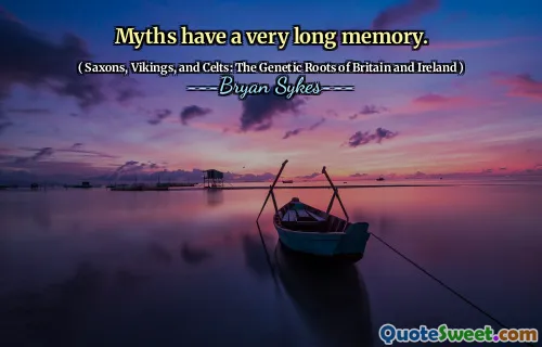 I miti hanno una memoria molto lunga.