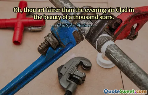 Oh, thou art fairer than the evening air Clad in the beauty of a thousand stars.