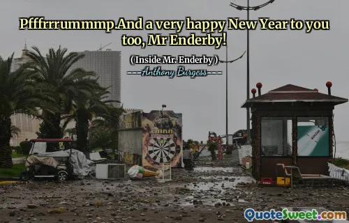Pfffrrrummmp.And a very happy New Year to you too, Mr Enderby!