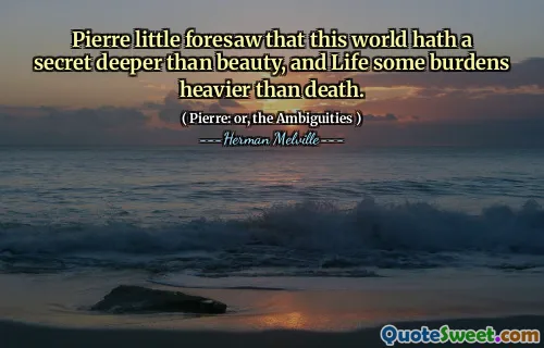 皮埃尔·利特尔（Pierre Little）预见到这个世界比美丽更深入，生活比死亡重。