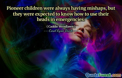 先锋儿童总是会遇到不幸，但他们应该知道如何在紧急情况下运用自己的头脑。