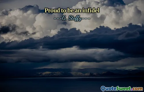 Proud to be an infidel