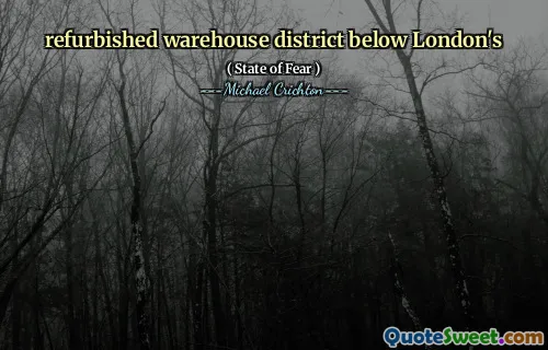 refurbished warehouse district below London's