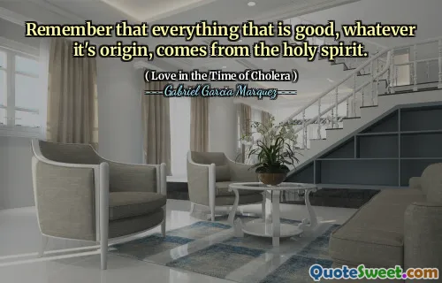 Remember that everything that is good, whatever it's origin, comes from the holy spirit.