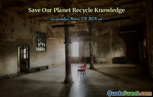 Save Our Planet Recycle Knowledge