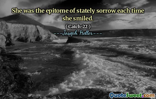 Hun var symbolet på staselig sorg hver gang hun smilte.